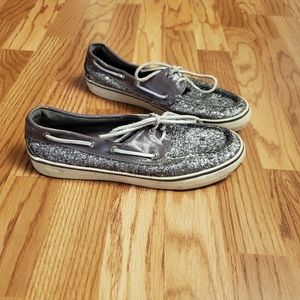 Sperry glitter shoes size 9